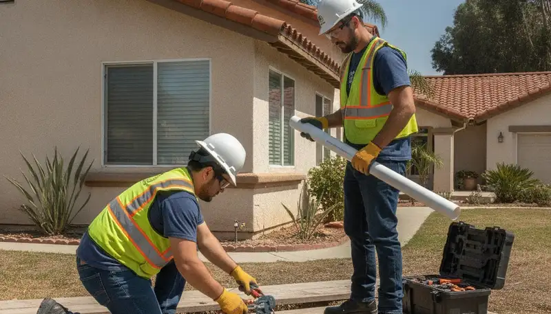 San Diego, CA emergency plumbing repair service truck ready for fast home leak and pipe repairs