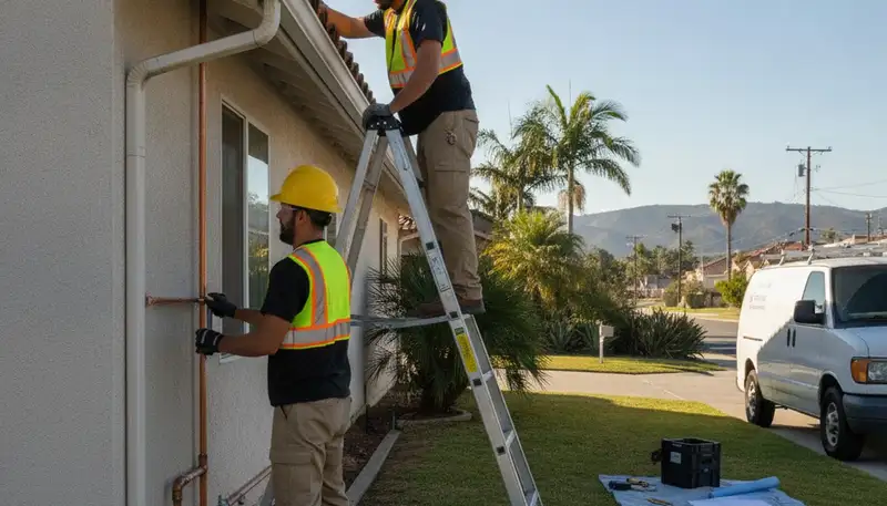 San Diego, CA plumbing repair team providing emergency leak and pipe repair service