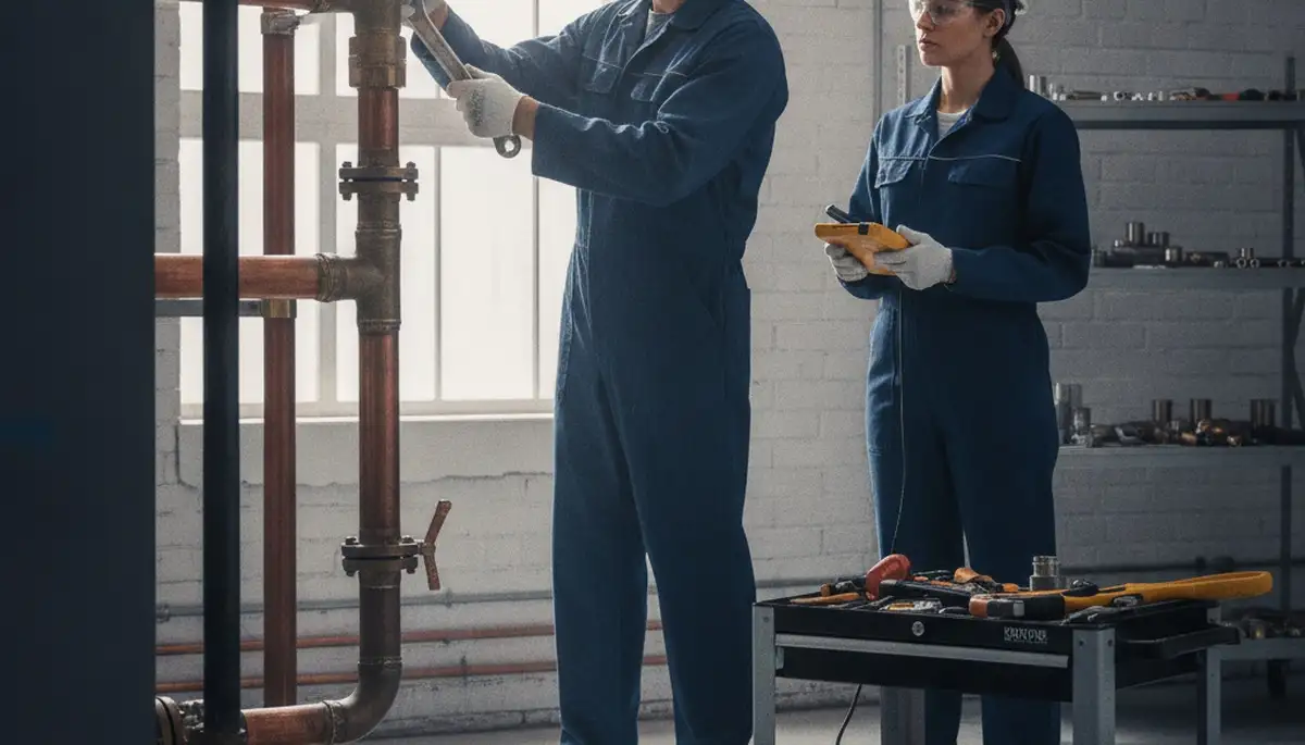 San Diego, CA plumber repairing a home pipe for fast emergency plumbing service