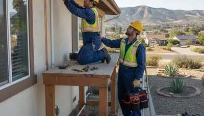 Emergency plumber repairing plumbing in San Diego, CA for fast residential service