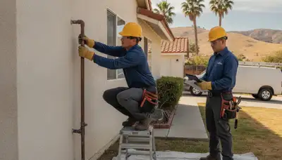 San Diego, CA plumbing repair technician providing emergency drain and pipe service