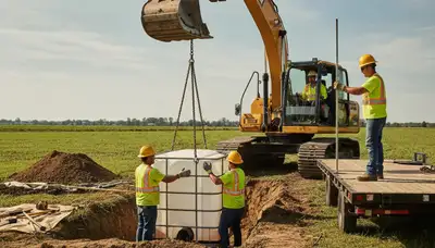 Septic tank installation for San Diego, CA homes by On Call Plumbers